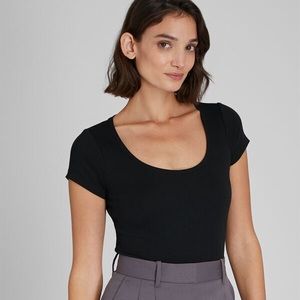 Club Monaco black tee